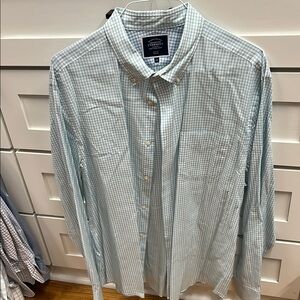 Xxl Blue Checkered Men's Shirt